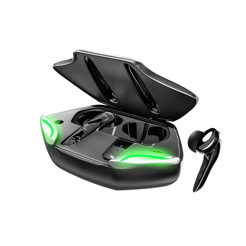 TWS Gaming Bluetooth Wireless HEADPHONE Earbuds Headset 3D Sound Apro366 (Black)